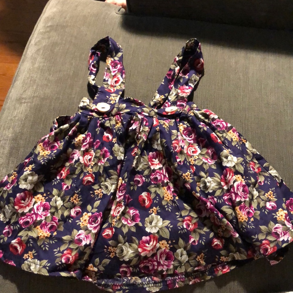 6-12mo skirt jumper floral